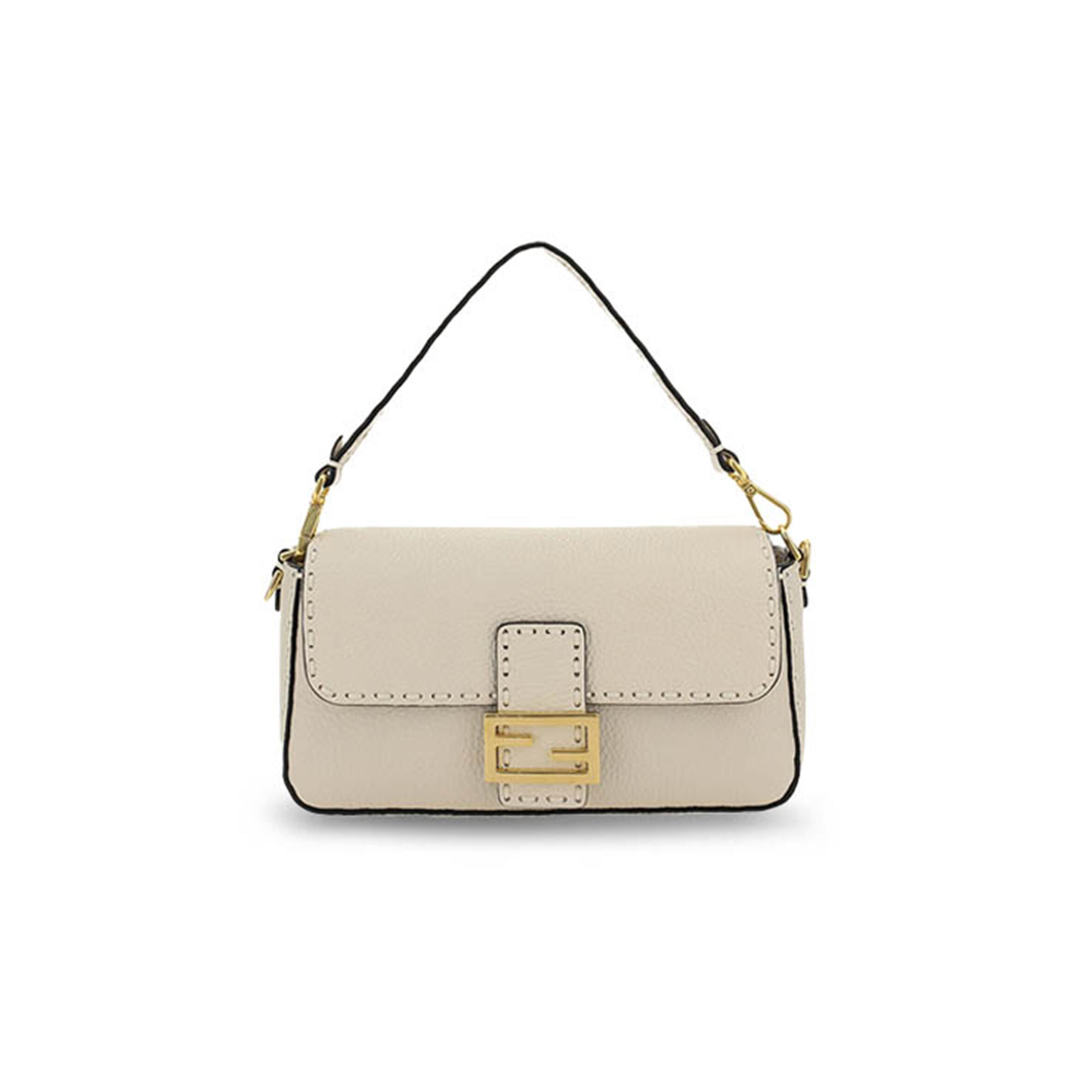 F**di baguette monogrammed shoulder bag (28*15*6.5cm)